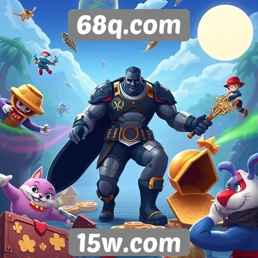 Jogos populares disponíveis no site 68q.com